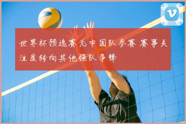 世界杯预选赛无中国队参赛 赛事关注度转向其他强队争锋